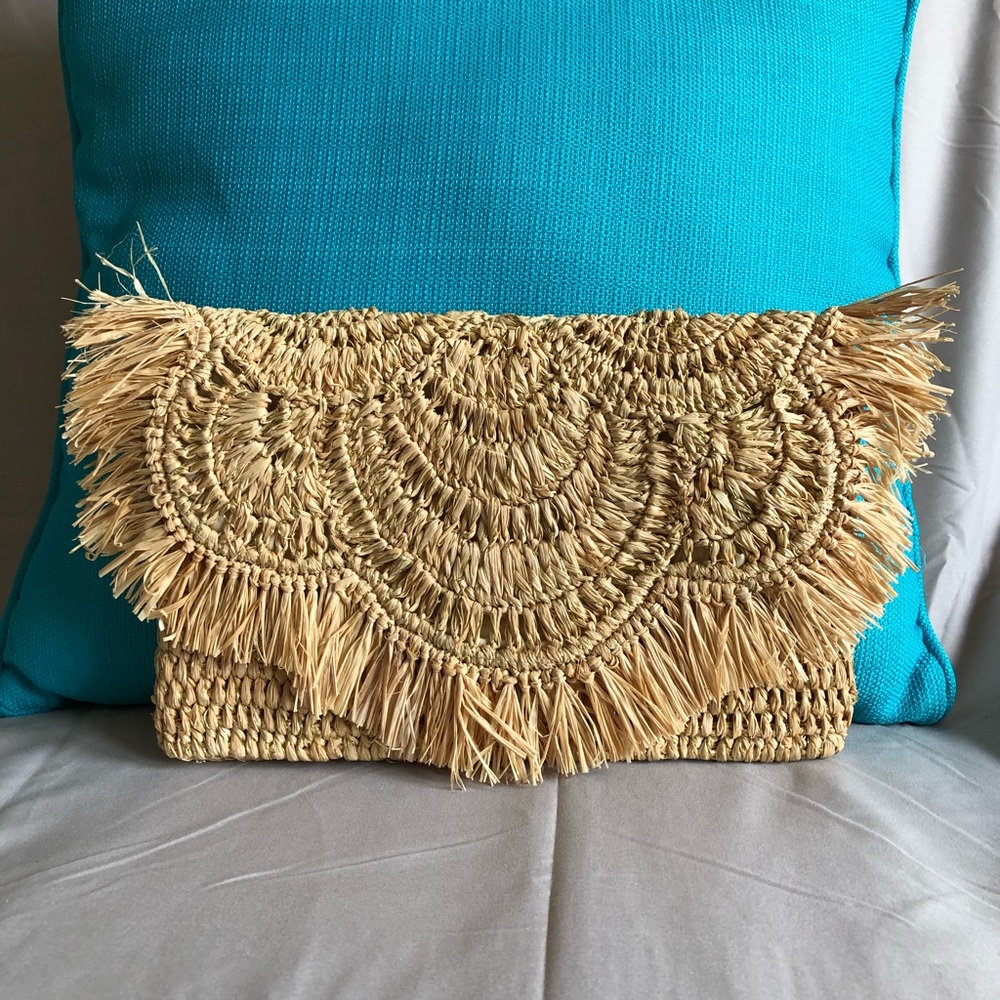 Nordstrom Straw Clutch